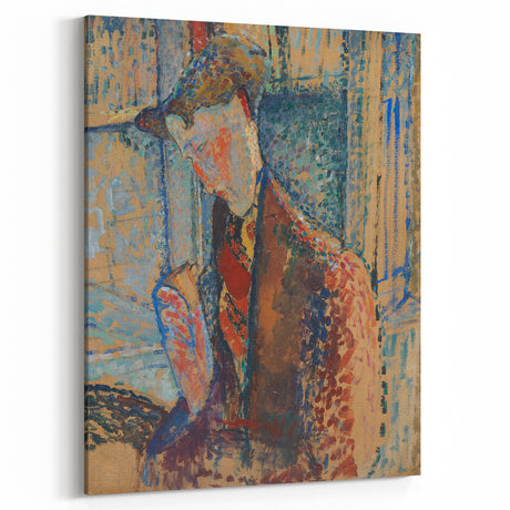 Modern Wall Art: Amedeo Modigliani's Dreamy Portrait Study