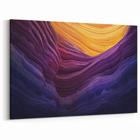 Vivid Canyon Wall Art - Scenic Canyon Canvas Prints for Home Decor