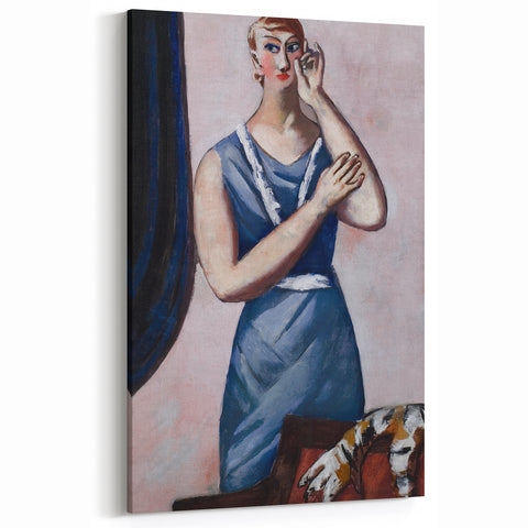 Modern Wall Art: Max Beckmann's Portrait of Valentine Tessier