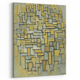 Modern Wall Art: Piet Mondrian's Composition in Brown and Gray