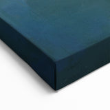 Contemporary Abstract Canvas - Teal and Gold Geometric Wall Art