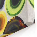 Modern Geometric Art Prints - Colorful Circular Abstract Canvas Decor