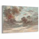 Romanticism Art - Stormy Sunset Cloud Study by John Constable