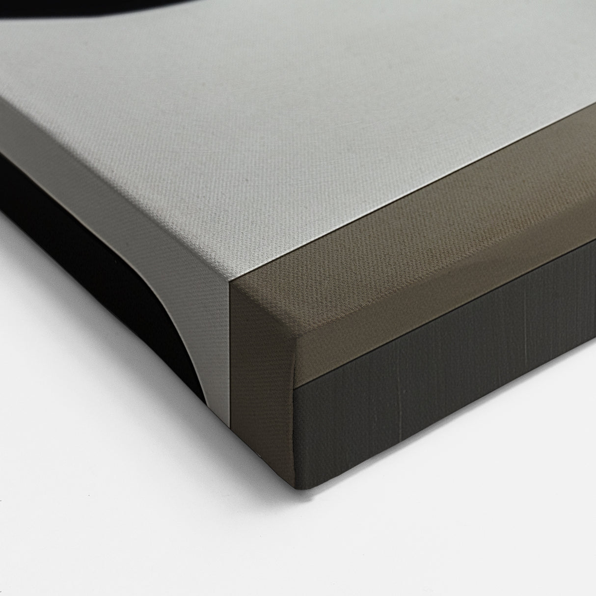 Modern Geometric Wall Art - Black and White Abstract Monochrome Canvas