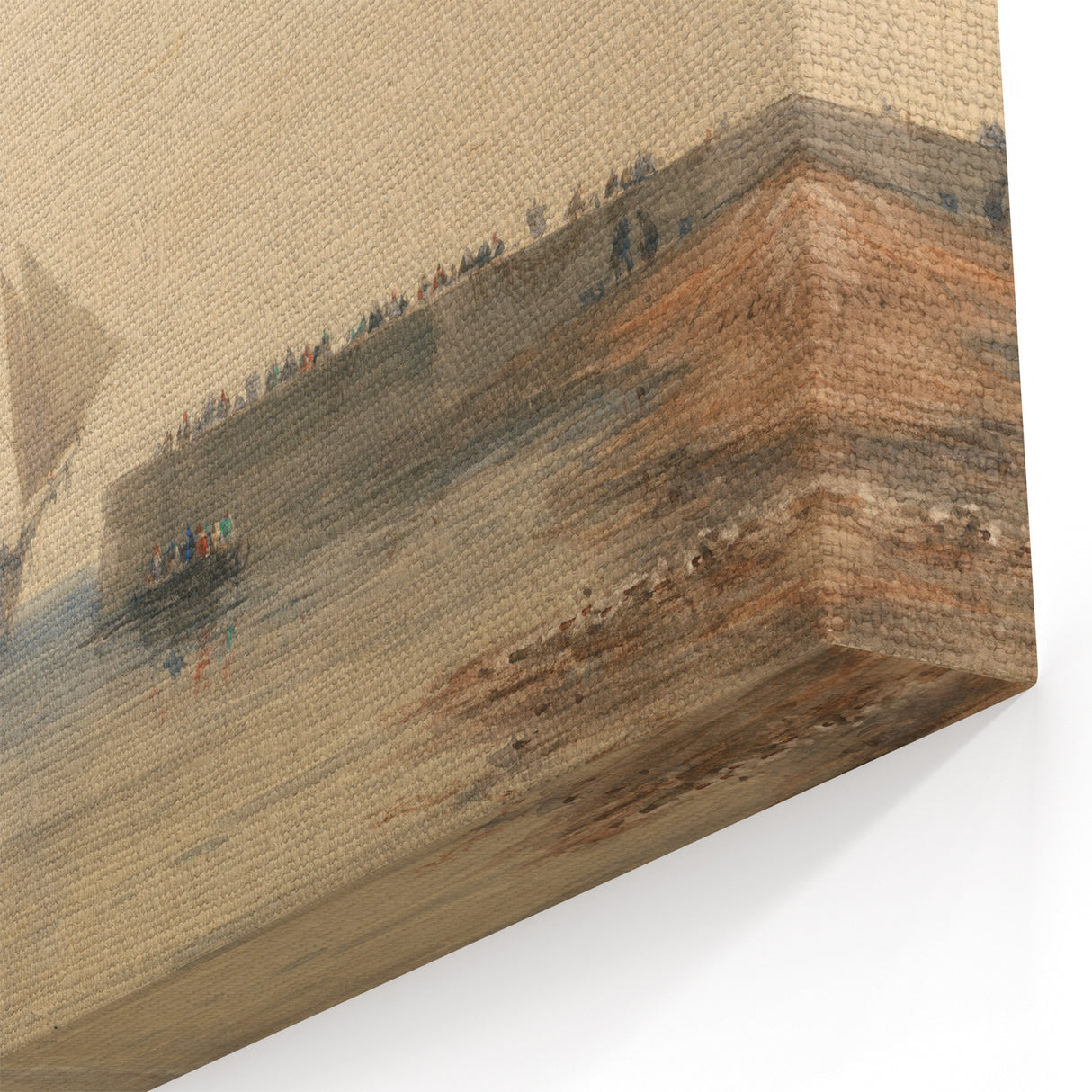 Romanticism Art - Entrance to Calais Harbour by David Cox Print