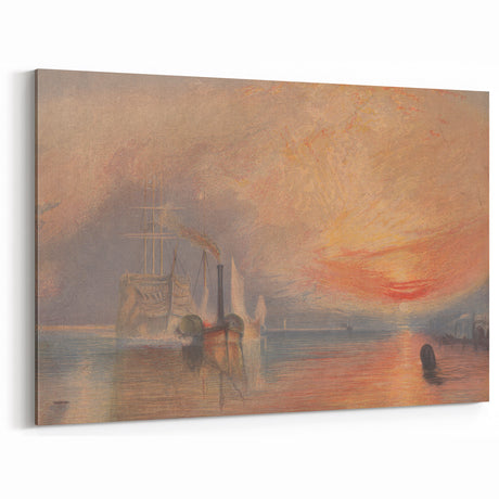 Romanticism Art - The Fighting Temeraire by J.M.W. Turner Print