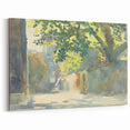 Romanticism Art - Sunlit Wall Under a Tree by John Singer Sargent