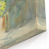 Romanticism Art - Sunlit Wall Under a Tree by John Singer Sargent