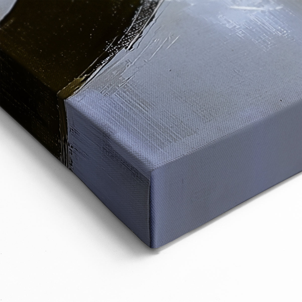 Abstract Geometric Paintings - White and Brown Circular Modern Canvas