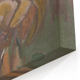 Man Carrying a Deer - Vibrant Expressionist Artwork by Weisz-Kubínčan