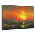 Famous Romantic Era Art - The Ninth Wave Seascape Canvas Print
