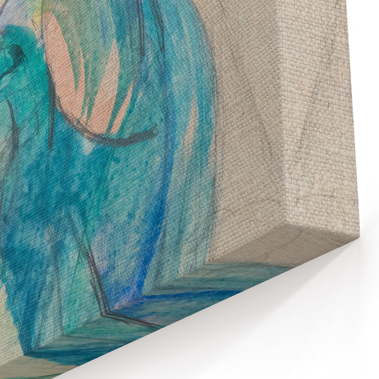 Franz Marc's Mandrill - Abstract Expressionist Animal Art Print
