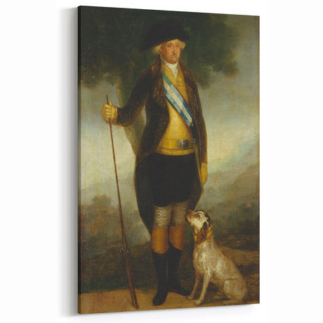 Classic Romantic Paintings - Charles IV of Spain as Huntsman Canvas Art