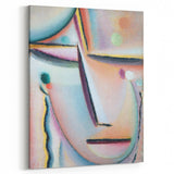 Meditation (1922) - Abstract Expressionist Portrait by Alexej von Jawlensky