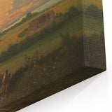 Classic Romantic Paintings - Danish Landscape with Stone Canvas Art