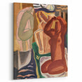 Expressionist Art - Two Bathing Women in Modern Expressionism Style