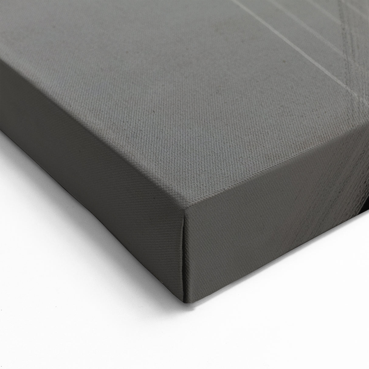 Modern Abstract Wall Art - Gold and Black Cross on Neutral Canvas