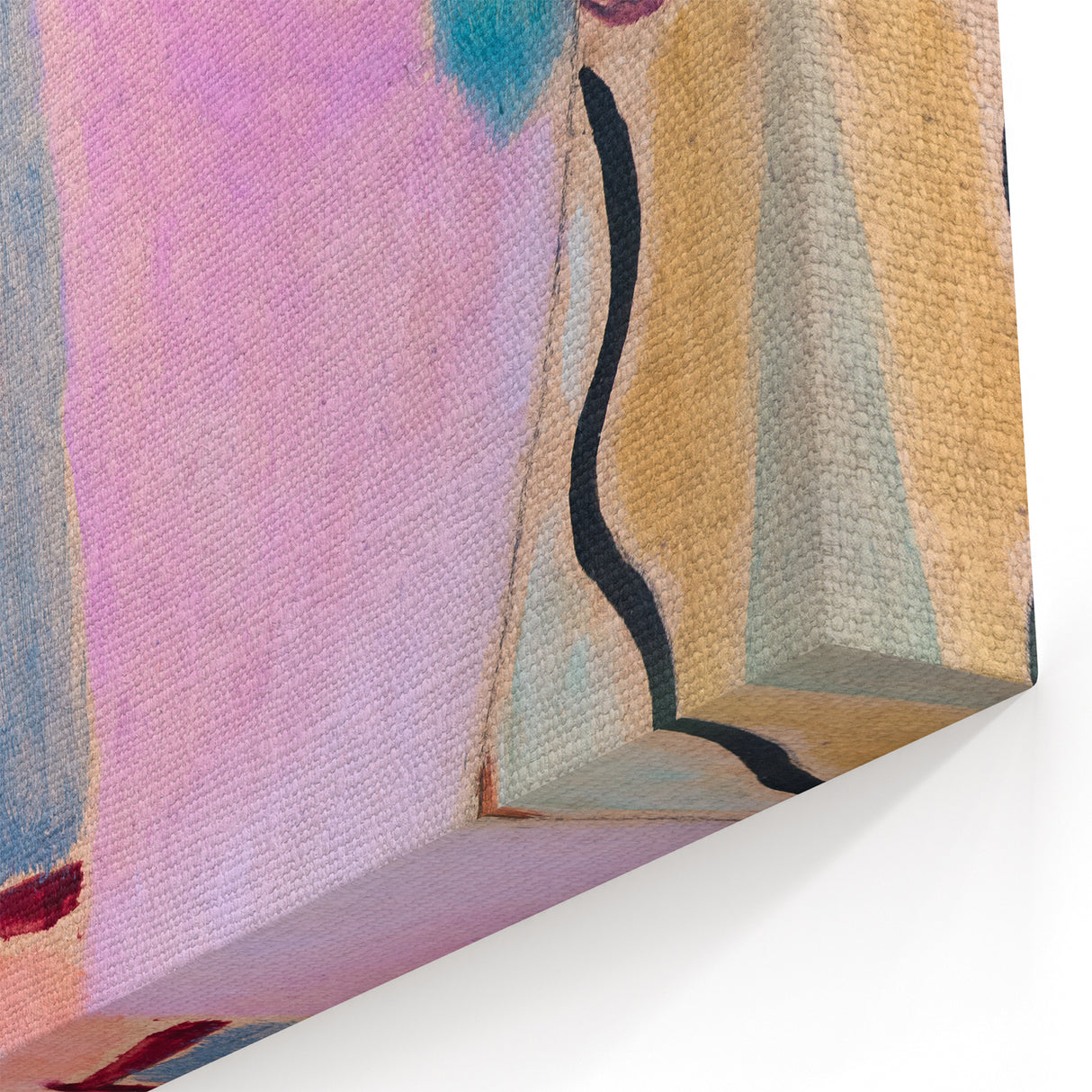 Meditation (1918) - Vibrant Abstract Expressionist Portrait by Jawlensky