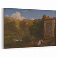 Famous Romantic Era Art: "Il Penseroso" Landscape by Thomas Cole