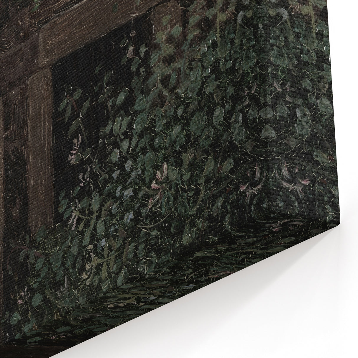 Romantic Art Prints: "An Overgrown Mineshaft" by Carl Gustav Carus