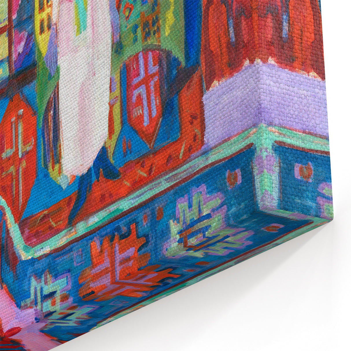 Expressionism Wall Art - Vibrant Bohemian Interior Scene Painting