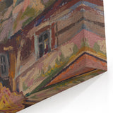 Expressionism Wall Art - Vibrant Mountain Morning Scene Painting