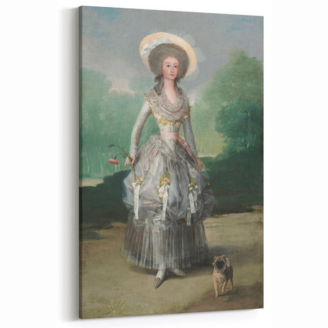 Romantic Era Art: "The Marquesa de Pontejos" by Francisco de Goya