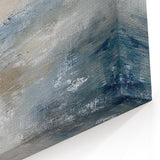 Geometric Abstract Wall Art – Serene Ocean-Inspired Canvas Decor