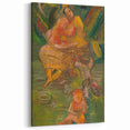 Expressionism Wall Art - Mother with Children in Nature Scene
