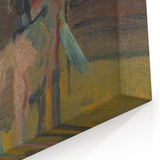 Expressionism Wall Art - Circus Motif with Horse and Performer Scene