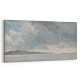 Romanticism Art Coastal Scene with Cliffs - Historical Romantic Canvas