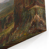 Romanticism Art - A View Near Tivoli Morning - Classic Romantic Canvas