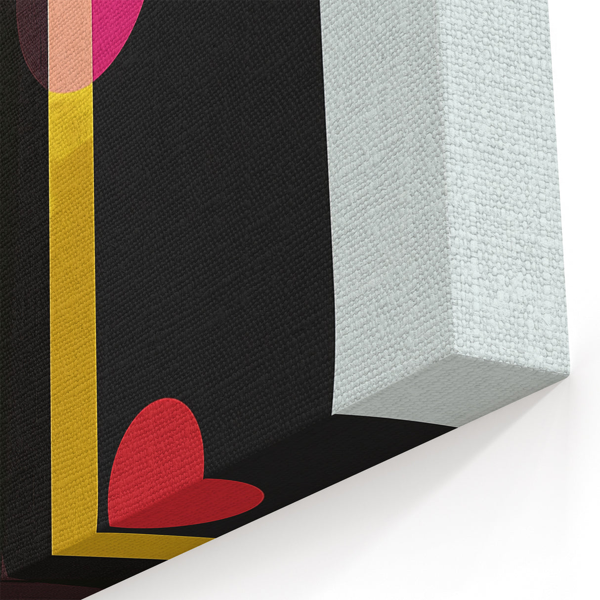 Modern Geometric Art Prints - Multicolor Overlapping Shapes Artwork