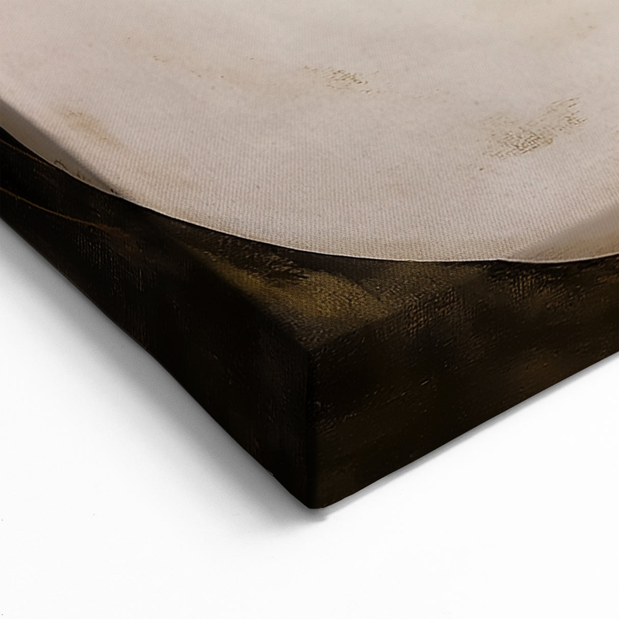 Abstract Geometric Wall Art - Gold and Neutral Circular Design