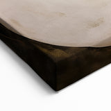 Abstract Geometric Wall Art - Gold and Neutral Circular Design