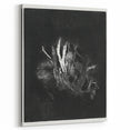 Moody Black & White Expressionist Wall Art - Abstract Tree Design