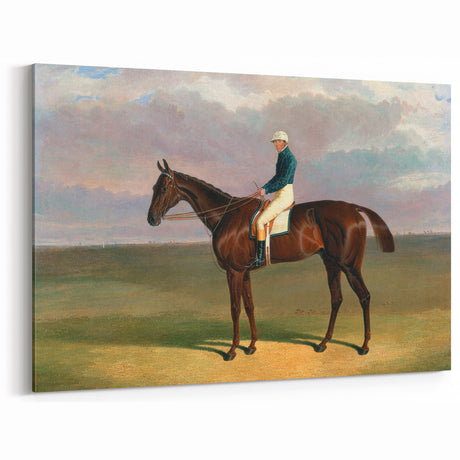 Romanticism Art - Margrave with Jockey - Classic Equestrian Print
