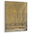 Romanticism Art - Winter Sun Landscape - Classic Seasonal Romantic Print