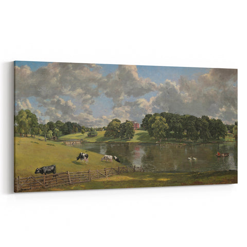 Romanticism Art - Wivenhoe Park, Essex - Classic Pastoral Landscape