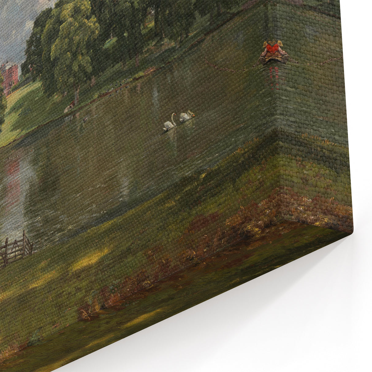 Romanticism Art - Wivenhoe Park, Essex - Classic Pastoral Landscape