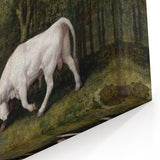 Bulls Fighting by George Stubbs - Romanticism Art Print on Canvas