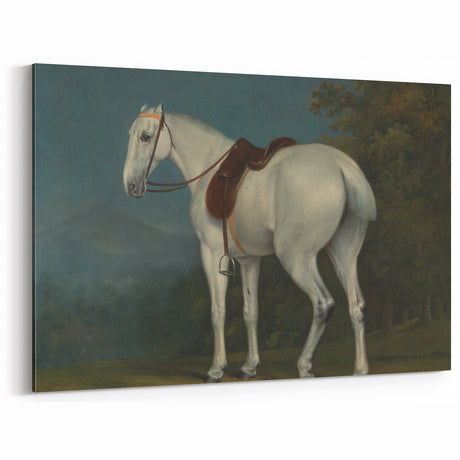 A Lady's Grey Hunter by Jacques-Laurent Agasse - Romantic Art Print
