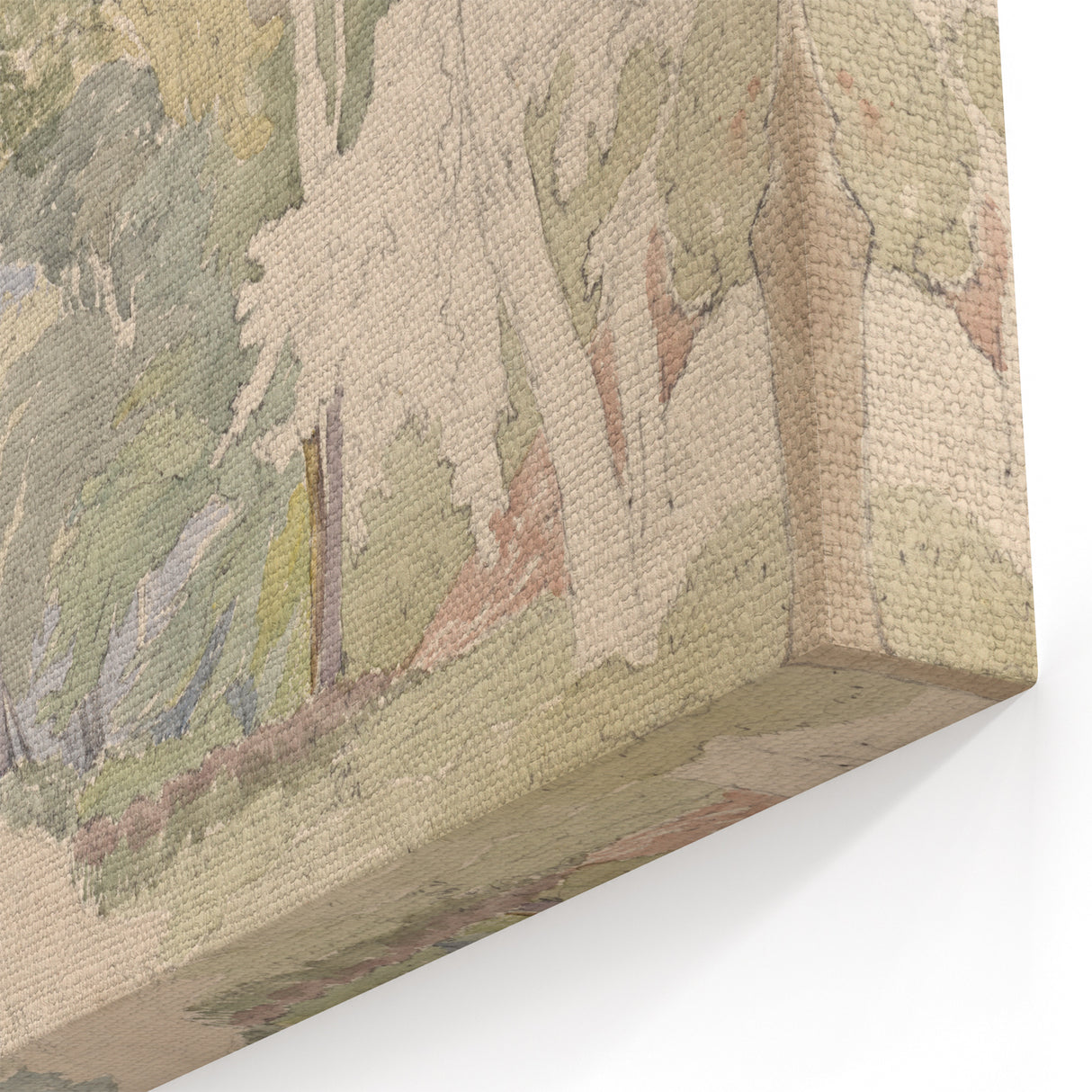 A Road Through a Wood - Romanticism Landscape Art Print