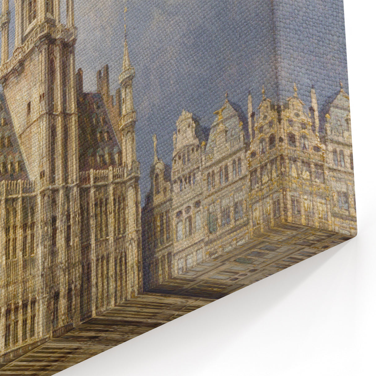 Brussels Grand Place by Christiaan Dommershuijzen - Romanticism Art