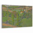 Expressionist Countryside Landscape Wall Art - Vibrant Scenic Design