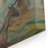 Expressionist Equestrian Landscape Wall Art - Dreamy Scenic Design