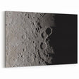 NASA Space Missions Wall Art - Moon Crater Exploration Canvas