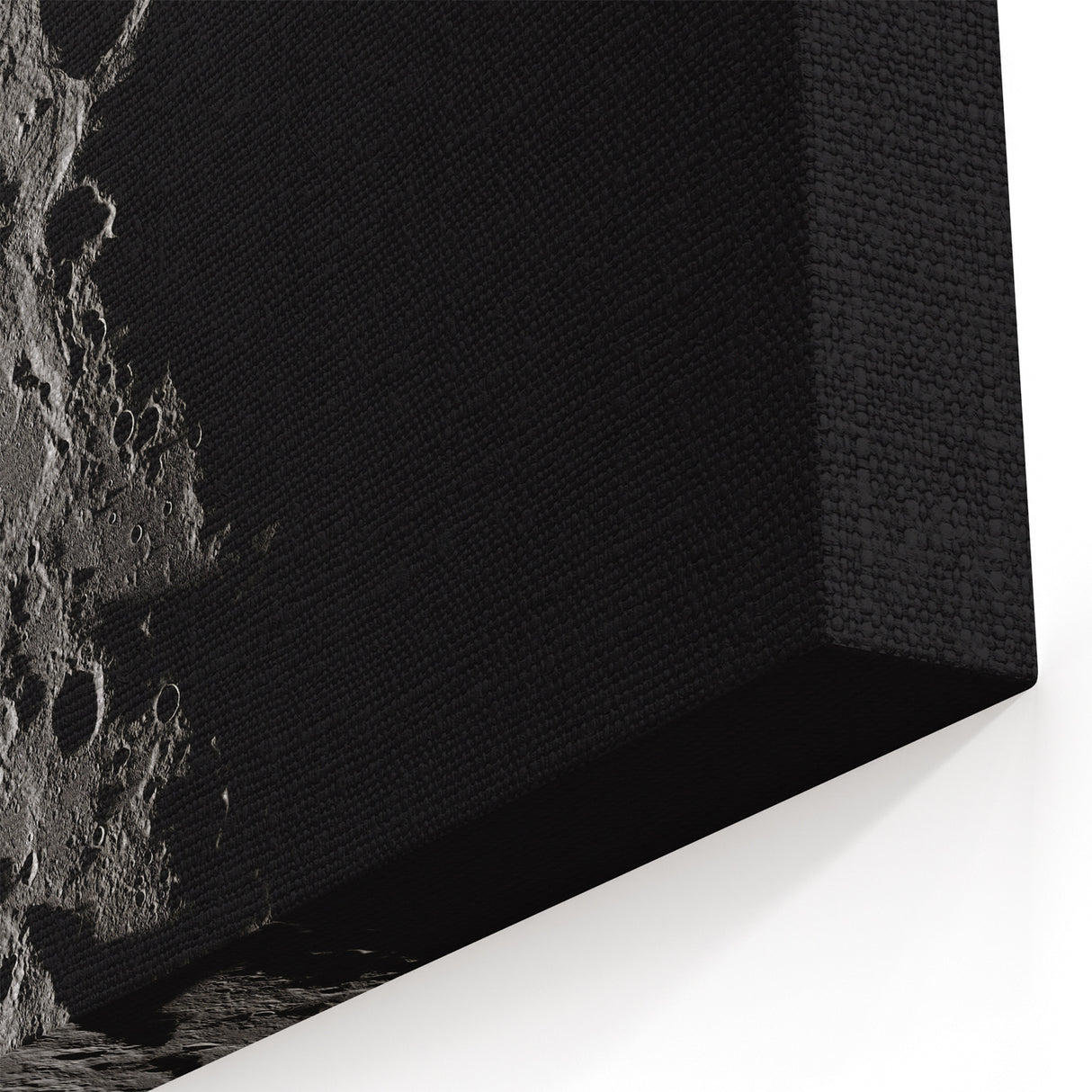 NASA Space Missions Wall Art - Moon Crater Exploration Canvas