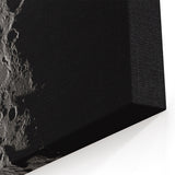 NASA Space Missions Wall Art - Moon Crater Exploration Canvas