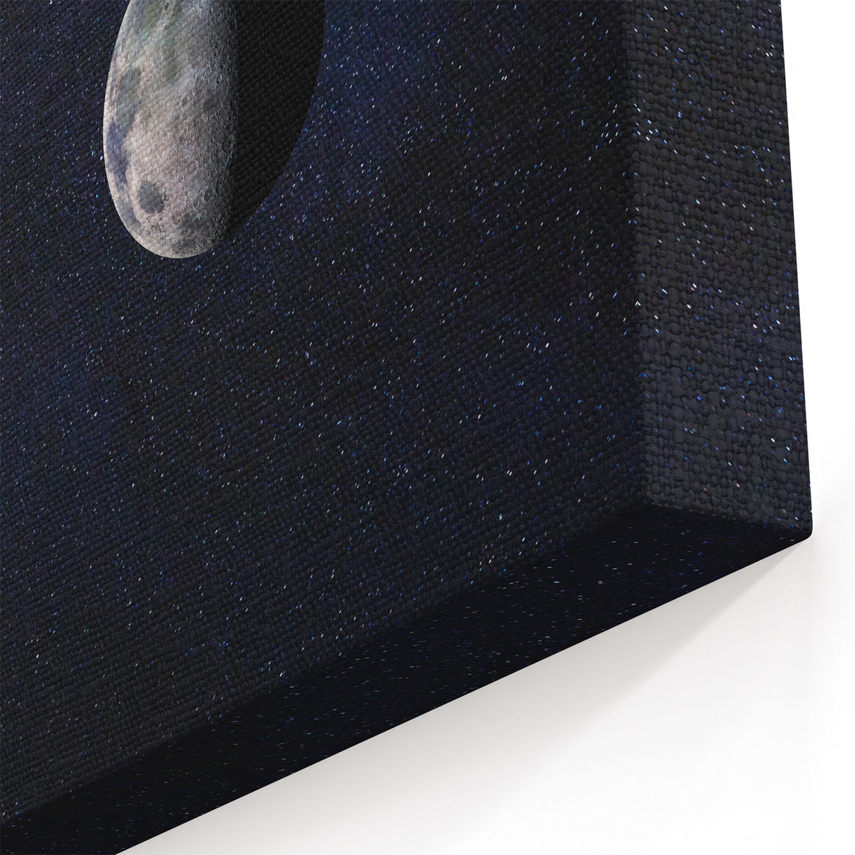 Sun and Moon Wall Art - NASA Space Exploration Canvas Print
